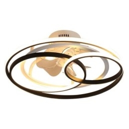Plafoniere moderne Ventilator de tavan de designer cu inele cerc