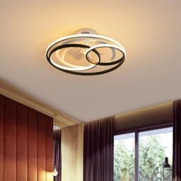 Plafoniere moderne Ventilator de tavan de designer cu inele cerc