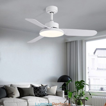Lampă cu ventilator cu invertor Lampă cu ventilator de tavan modern minimalistă Lampă cu ventilator cu invertor Lampă cu ventilator de tavan modern minimalistă