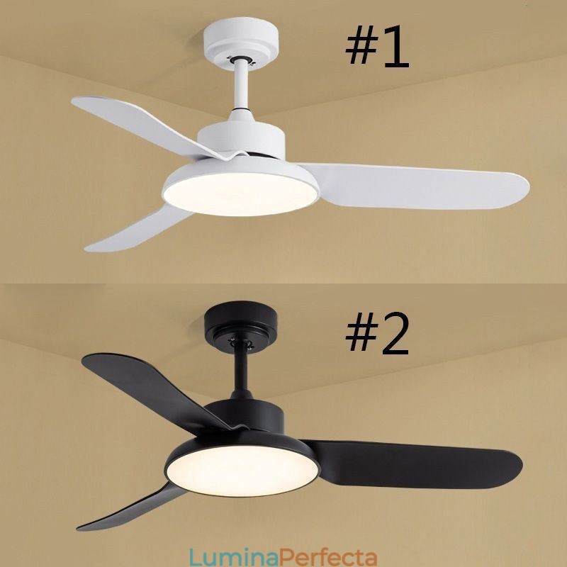 Lampă cu ventilator cu invertor Lampă cu ventilator de tavan modern minimalistă