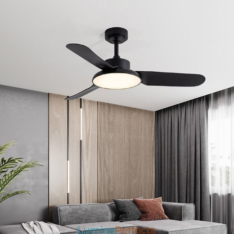 Lampă cu ventilator cu invertor Lampă cu ventilator de tavan modern minimalistă