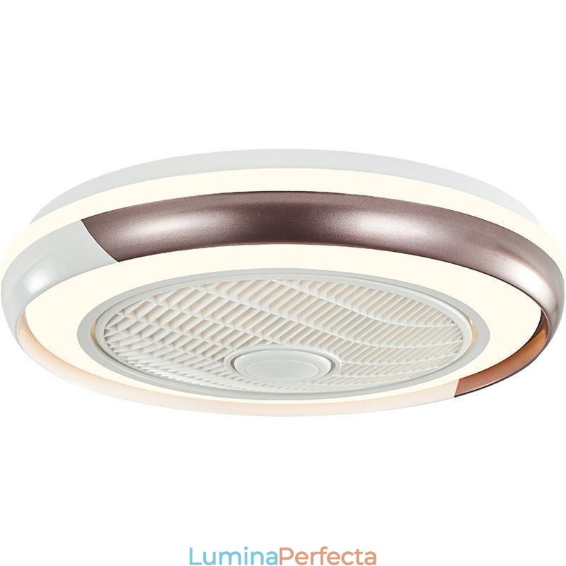 Lampă modernă pentru ventilator de tavan Lampă de tavan rotundă din acril cu telecomandă
