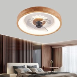 Ventilator de tavan cu invertor modern, cu lumini, cu telecomandă, lampă pentru ventilator