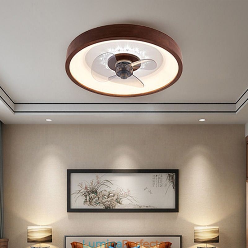 Lumini moderne pentru ventilator de tavan cu invertor Telecomandă Lampă pentru ventilator de plafon