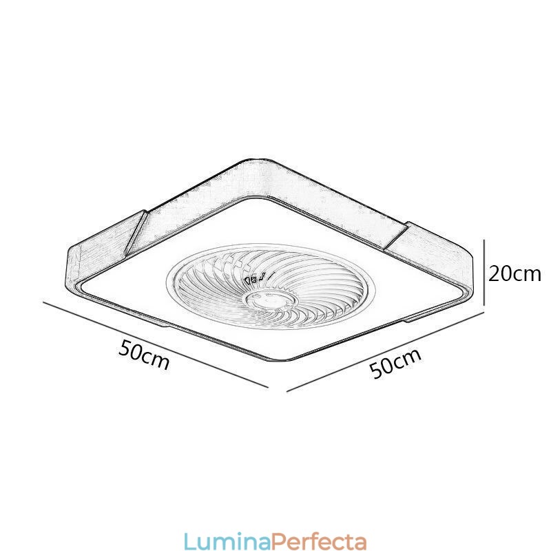 Lumini moderne pentru ventilator de tavan Plafoniera simplă