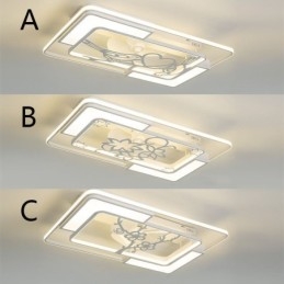 Corpuri de iluminat moderne cu ventilator de tavan dreptunghiular