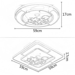 Ventilatoare de tavan în stil european cu lumină