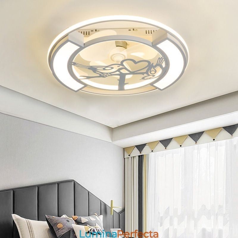 Ventilatoare de tavan în stil european cu lumină