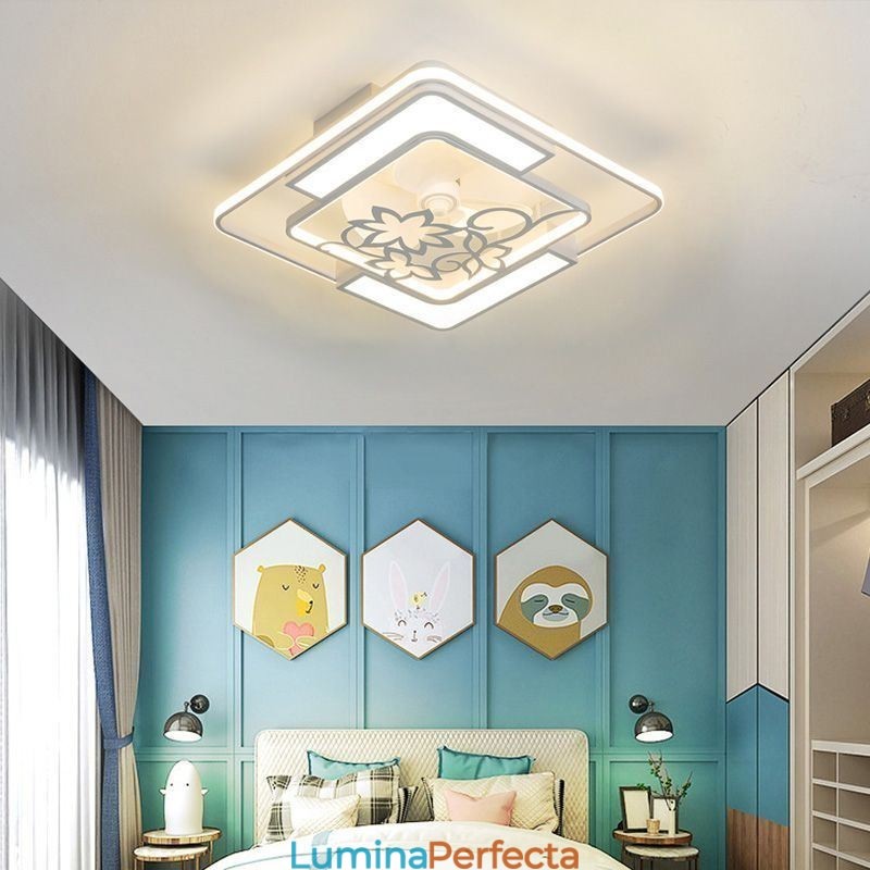 Ventilatoare de tavan în stil european cu lumină
