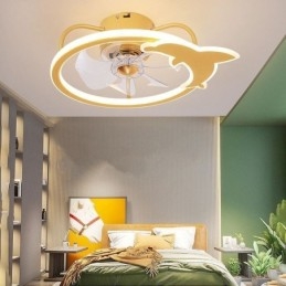 Lampă pentru ventilator de tavan din desene animate Lampă de tavan creativă pentru copii