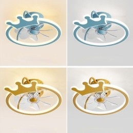 Lampă pentru ventilator de tavan din desene animate Lampă de tavan creativă pentru copii