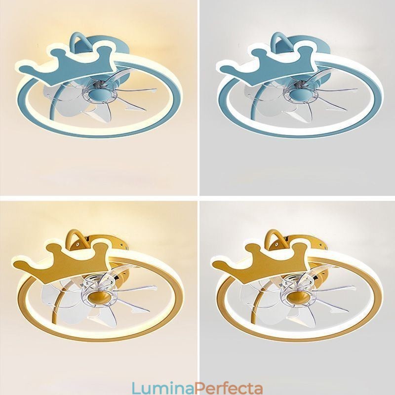 Lampă pentru ventilator de tavan din desene animate Lampă de tavan creativă pentru copii