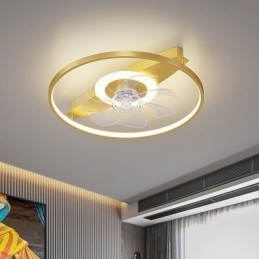 Ventilator de tavan modern cu lumini cu telecomandă ventilator lampă