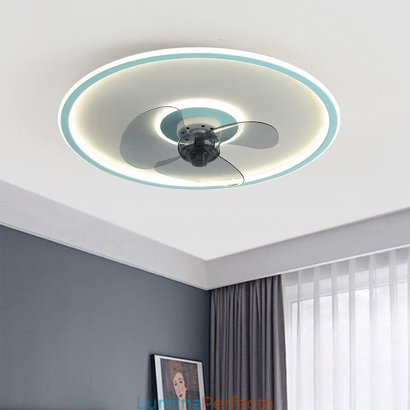 Ventilator de tavan Macaron Telecomanda Decor Ventilateur