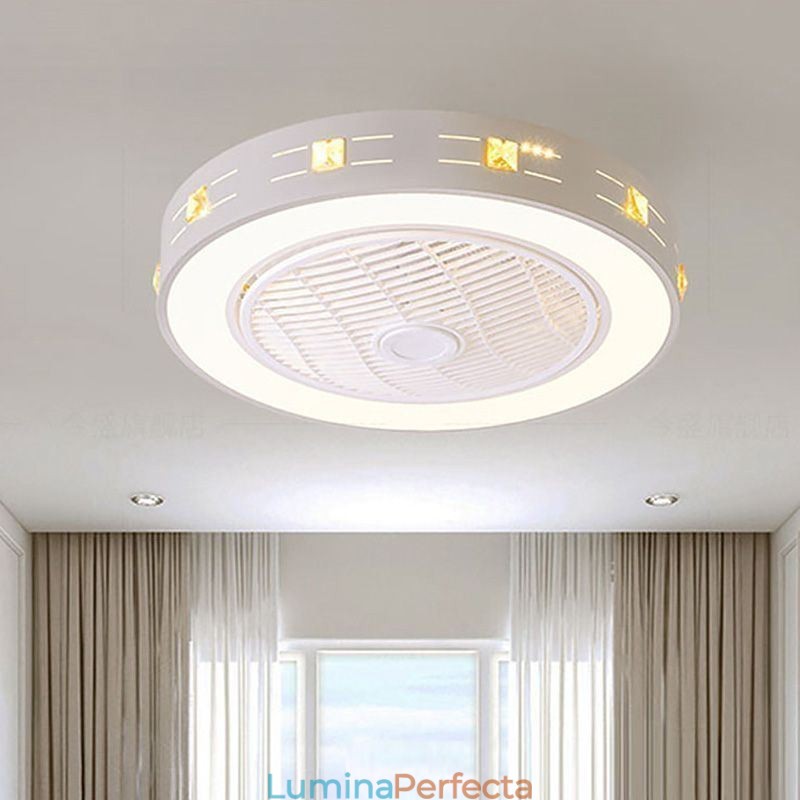 Ventilator de tavan ultra subțire Ventilator de tavan invizibil cu lumină