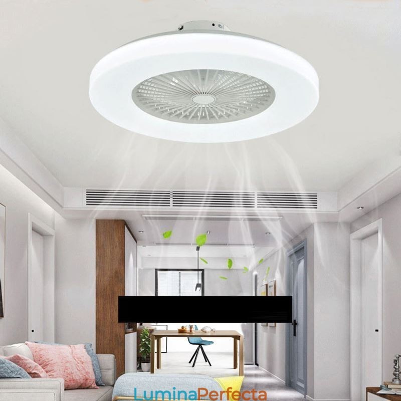 Ventilator Plafoniera Tricromatica Dimming Telecomanda cu 3 viteze