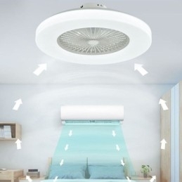 Ventilator Plafoniera Tricromatica Dimming Telecomanda cu 3 viteze