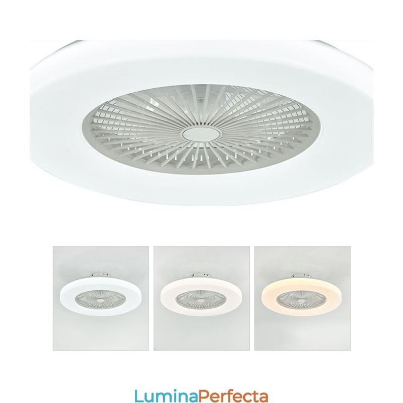 Ventilator Plafoniera Tricromatica Dimming Telecomanda cu 3 viteze