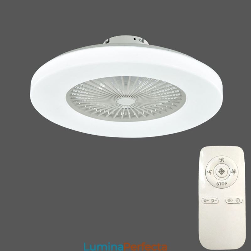 Ventilator Plafoniera Tricromatica Dimming Telecomanda cu 3 viteze