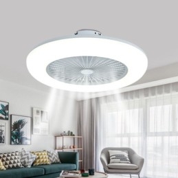 Plafoniera cu ventilator cu reglaj tricromatic cu telecomandă 3 viteze