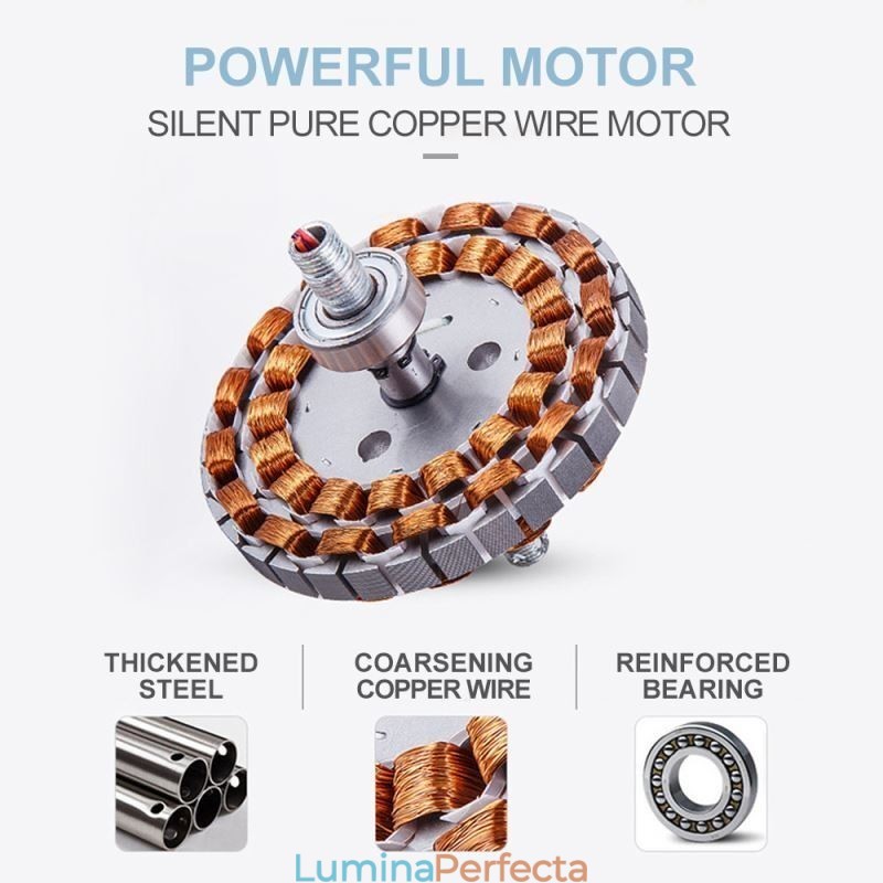 Plafoniera cu ventilator cu reglaj tricromatic cu telecomandă 3 viteze