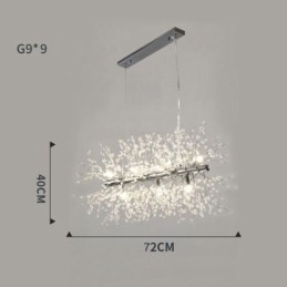 Lampă suspendată cu artificii Lampă suspendată modernă