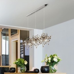 Candelabru minimalist modern din oțel inoxidabil