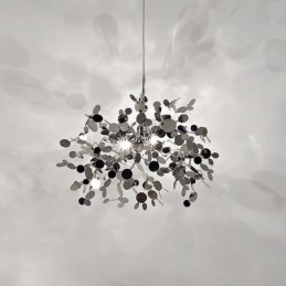 Candelabru cu 3 lumini Lampă suspendată din oțel inoxidabil Plafon