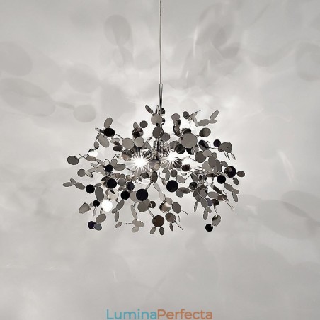 Candelabru cu 3 lumini Lampă suspendată din oțel inoxidabil Plafon Candelabru cu 3 lumini Lampă suspendată din oțel inoxidabil Plafon