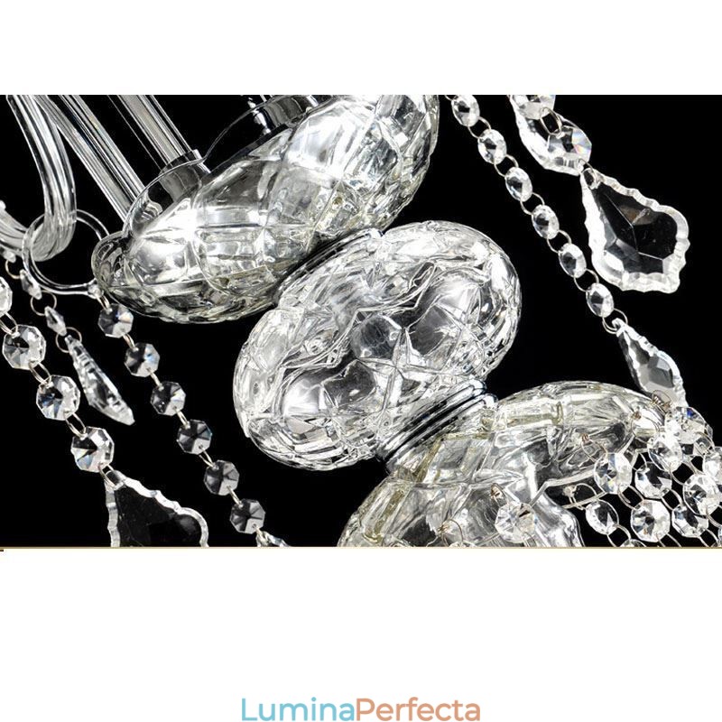 Candelabru De Cristal European Decor De Cristal Plafoniera Cu 65 De Lumini