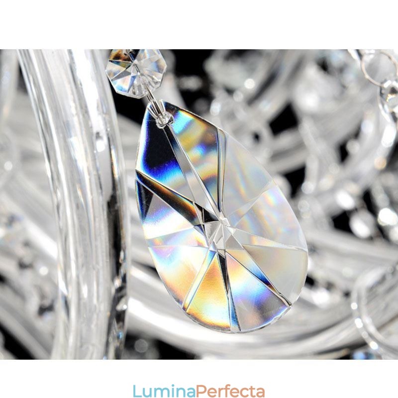 Candelabru De Cristal European Decor De Cristal Plafoniera Cu 65 De Lumini