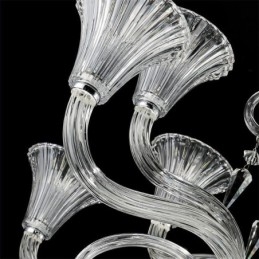 Plafoniera cu decorare candelabru din cristal european cu 18 lumini