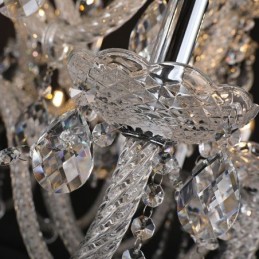 Plafoniera cu candelabru de cristal european cu 53 de lumini