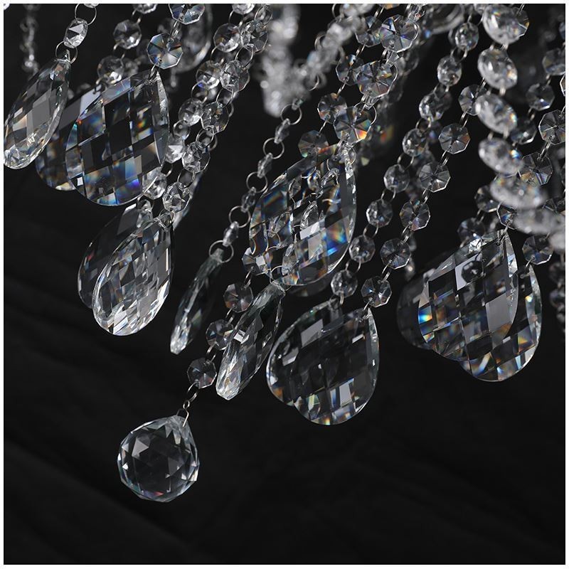Plafoniera cu candelabru de cristal european cu 53 de lumini