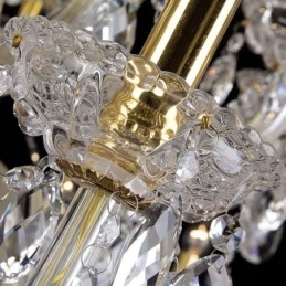 Candelabru din cristal european cu plafoniera cu 32 de lumini