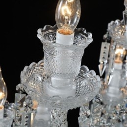 Plafoniera cu candelabru din cristal european cu 48 de lumini