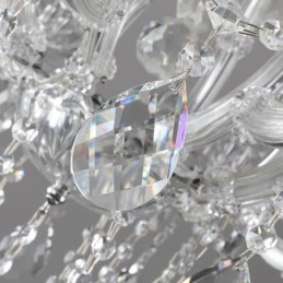 Plafoniera cu decorare candelabru din cristal european cu 24 de lumini