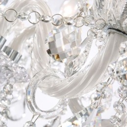 Candelabru De Cristal European Cu 32 De Lumini Plafon Decorat De Lux