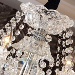 Candelabru De Cristal European Cu 32 De Lumini Plafon Decorat De Lux