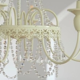 Candelabru de cristal nordic Paint Craft Cream Plafoniera