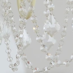 Candelabru de cristal nordic Paint Craft Cream Plafoniera