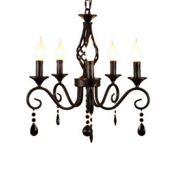 Candelabru Rustic Fier Forjat 5 Lumini