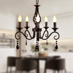 Candelabru Rustic Fier Forjat 5 Lumini