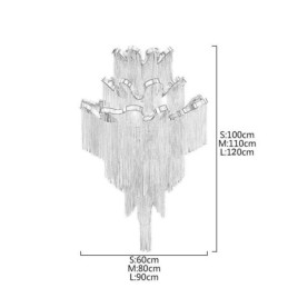 Lampă suspendată modernă elegantă cu ciucuri