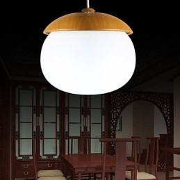 Candelabru din lemn de bambus în stil mini modern și contemporan
