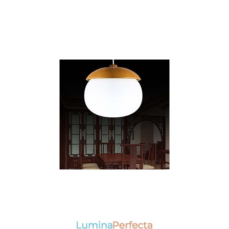 Candelabru din lemn de bambus în stil mini modern și contemporan