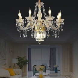 Candelabru mare din cristal European Classic Pendant