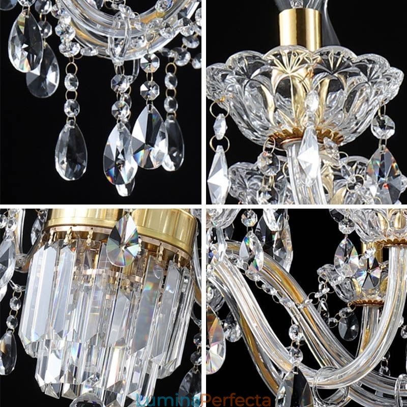 Candelabru mare din cristal European Classic Pendant