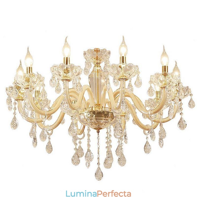 Candelabru de cristal elegant în stil european