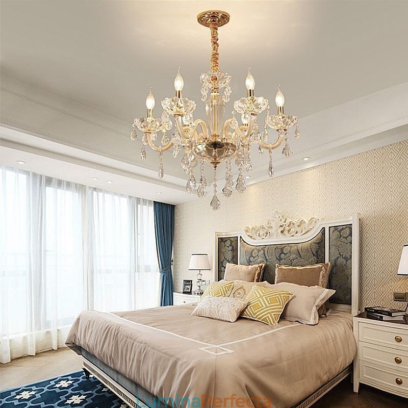 Candelabru de cristal elegant în stil european